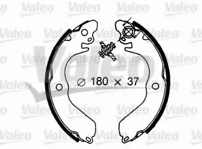 Комплект тормозных колодок VALEO купить