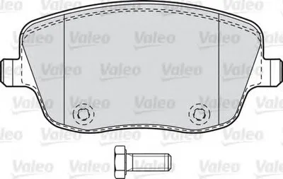 Комплект тормозных колодок, дисковый тормоз VALEO купить