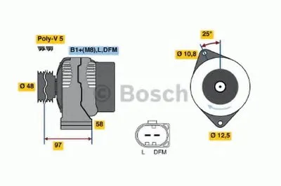 Генератор BOSCH купить