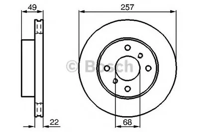 Тормозной диск BOSCH купить