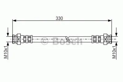 Тормозной шланг BOSCH купить