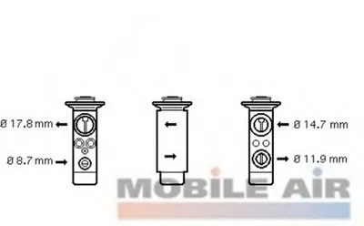 Расширительный клапан, кондиционер VAN WEZEL купить