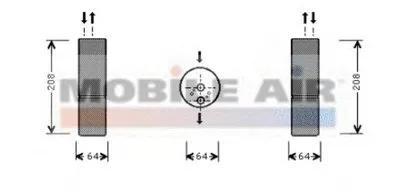 Осушитель, кондиционер VAN WEZEL купить