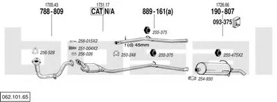 Система выпуска ОГ BOSAL купить