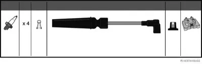 Комплект проводов зажигания HERTH+BUSS JAKOPARTS купить