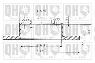 Тормозной диск QUINTON HAZELL купить