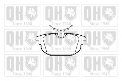 Комплект тормозных колодок, дисковый тормоз QUINTON HAZELL купить