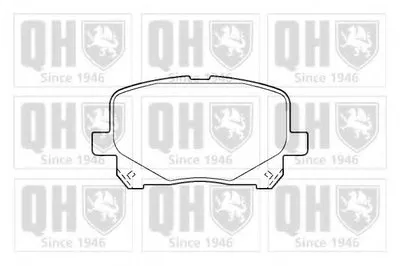 Комплект тормозных колодок, дисковый тормоз QUINTON HAZELL купить