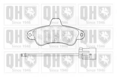 Комплект тормозных колодок, дисковый тормоз QUINTON HAZELL купить