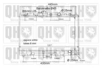 Радиатор, охлаждение двигателя QUINTON HAZELL купить