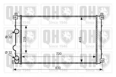Радиатор, охлаждение двигателя QUINTON HAZELL купить