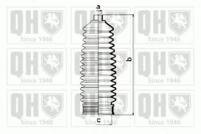 Комплект пылника, рулевое управление QUINTON HAZELL купить