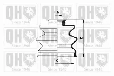 Комплект пылника, приводной вал QUINTON HAZELL купить