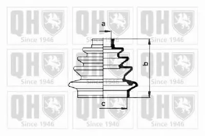Комплект пылника, приводной вал QUINTON HAZELL купить