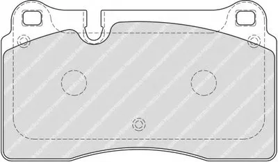 Комплект тормозных колодок, дисковый тормоз PREMIER FERODO купить