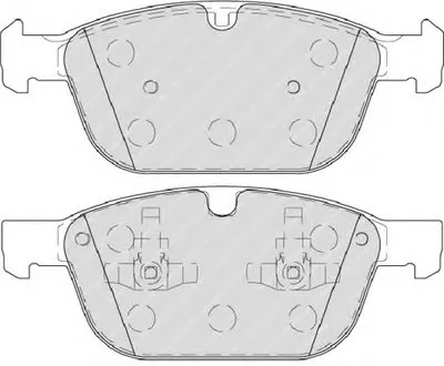 Комплект тормозных колодок, дисковый тормоз PREMIER FERODO купить
