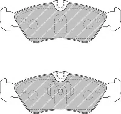 Комплект тормозных колодок, дисковый тормоз PREMIER FERODO купить