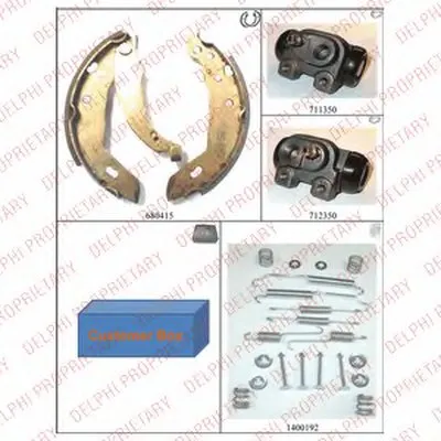 Комплект тормозных колодок DELPHI купить