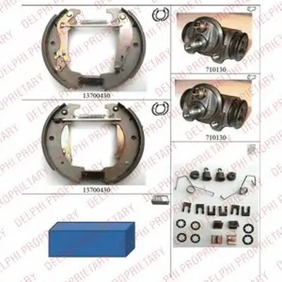 Комплект тормозных колодок DELPHI купить
