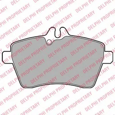 Комплект тормозных колодок, дисковый тормоз DELPHI купить