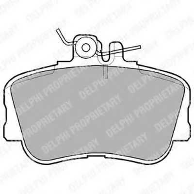 Комплект тормозных колодок, дисковый тормоз DELPHI купить