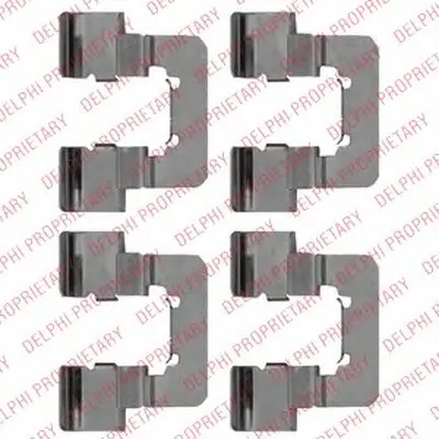 Комплектующие, колодки дискового тормоза DELPHI купить