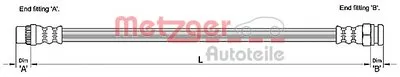 Тормозной шланг METZGER купить