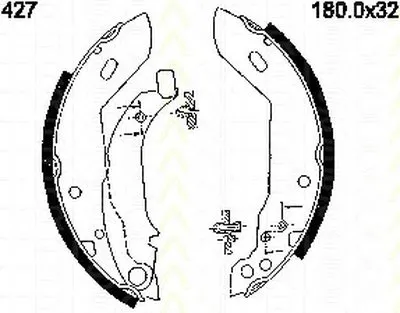 Комплект тормозных колодок TRISCAN купить