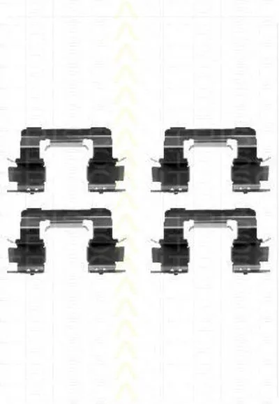 Комплектующие, колодки дискового тормоза TRISCAN купить