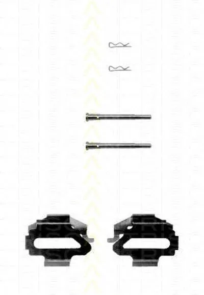 Комплектующие, колодки дискового тормоза TRISCAN купить