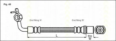 Тормозной шланг TRISCAN купить