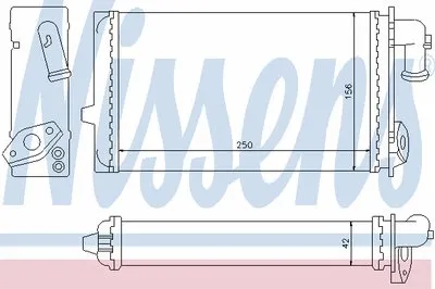 Теплообменник, отопление салона NISSENS купить