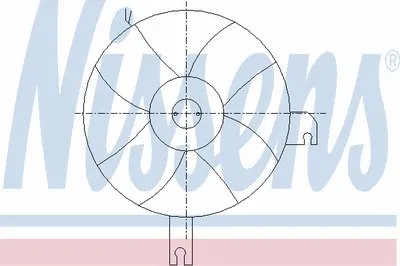 Вентилятор, конденсатор кондиционера NISSENS купить