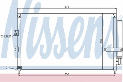 Конденсатор, кондиционер NISSENS купить