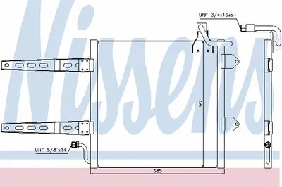Конденсатор, кондиционер NISSENS купить