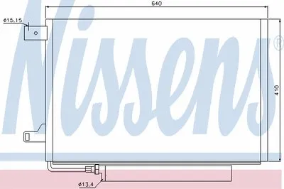 Конденсатор, кондиционер NISSENS купить