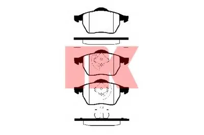 Комплект тормозных колодок, дисковый тормоз NK купить