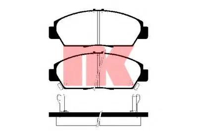 Комплект тормозных колодок, дисковый тормоз NK купить