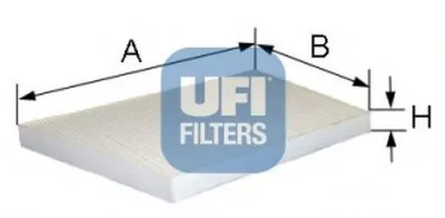 Фильтр, воздух во внутренном пространстве UFI купить