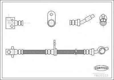 Тормозной шланг CORTECO купить