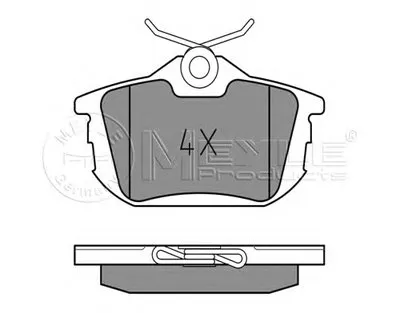 Комплект тормозных колодок, дисковый тормоз MEYLE купить