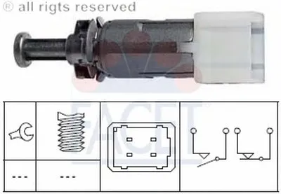 Выключатель фонаря сигнала торможения FACET купить