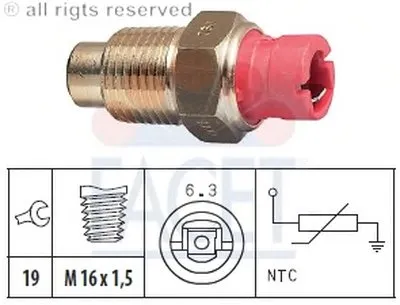 Датчик, температура охлаждающей жидкости; Датчик, температура охлаждающей жидкости; Датчик, температура охлаждающей жидкости FACET купить