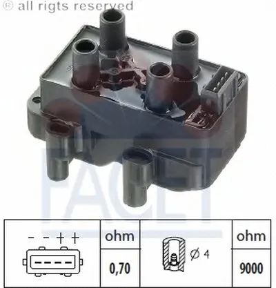 Катушка зажигания FACET купить