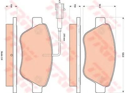 Комплект тормозных колодок, дисковый тормоз COTEC TRW купить