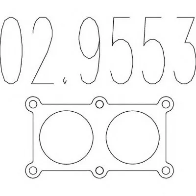 Прокладка, труба выхлопного газа MTS купить