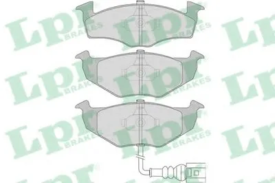 Комплект тормозных колодок, дисковый тормоз LPR купить