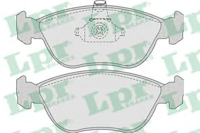 Комплект тормозных колодок, дисковый тормоз LPR купить