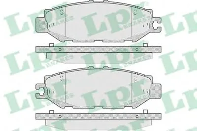Комплект тормозных колодок, дисковый тормоз LPR купить
