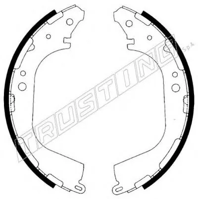 Комплект тормозных колодок TRUSTING купить